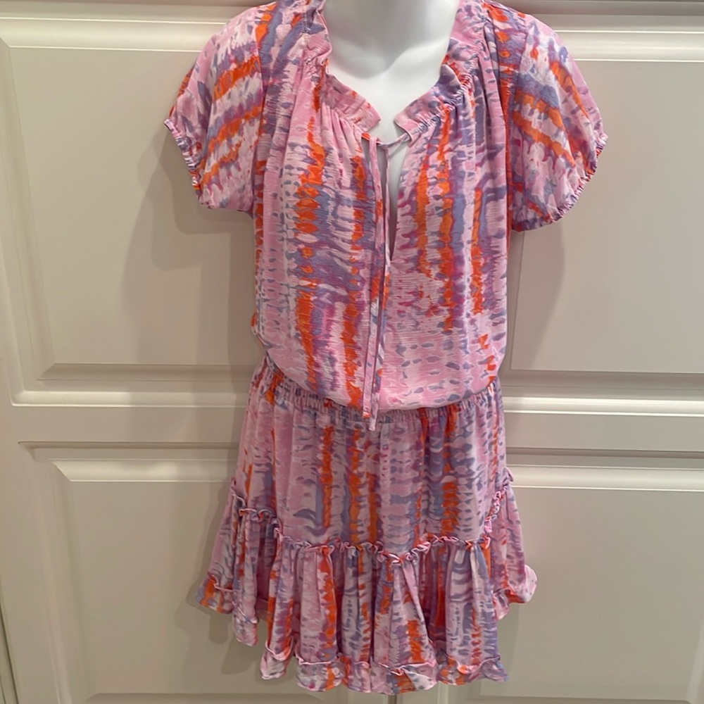 Buddy Love Roxy smocked waist dress sz L